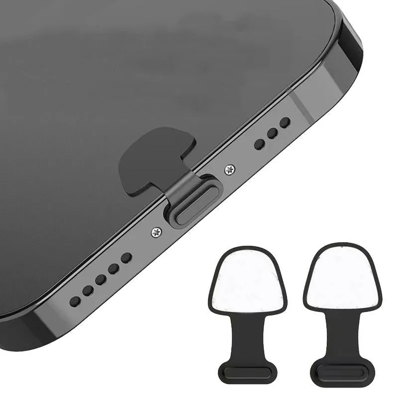 10-Pack Silicone Anti-Dust Plugs For Mobile Charging Ports
