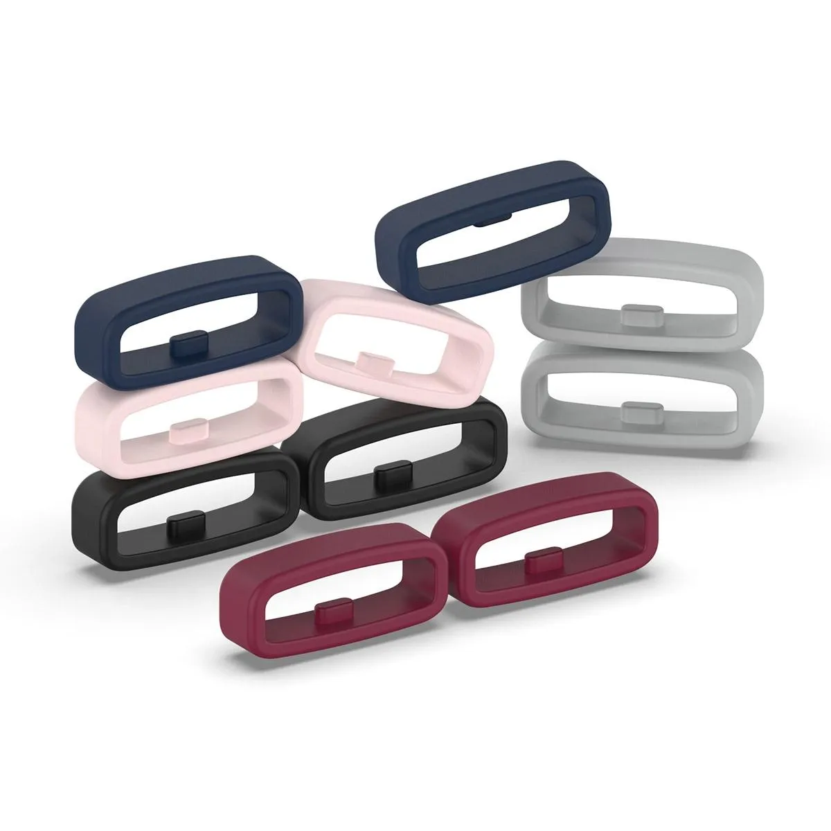 10 Pieces Universal Watch Band Safety Buckles - Silicone Rings