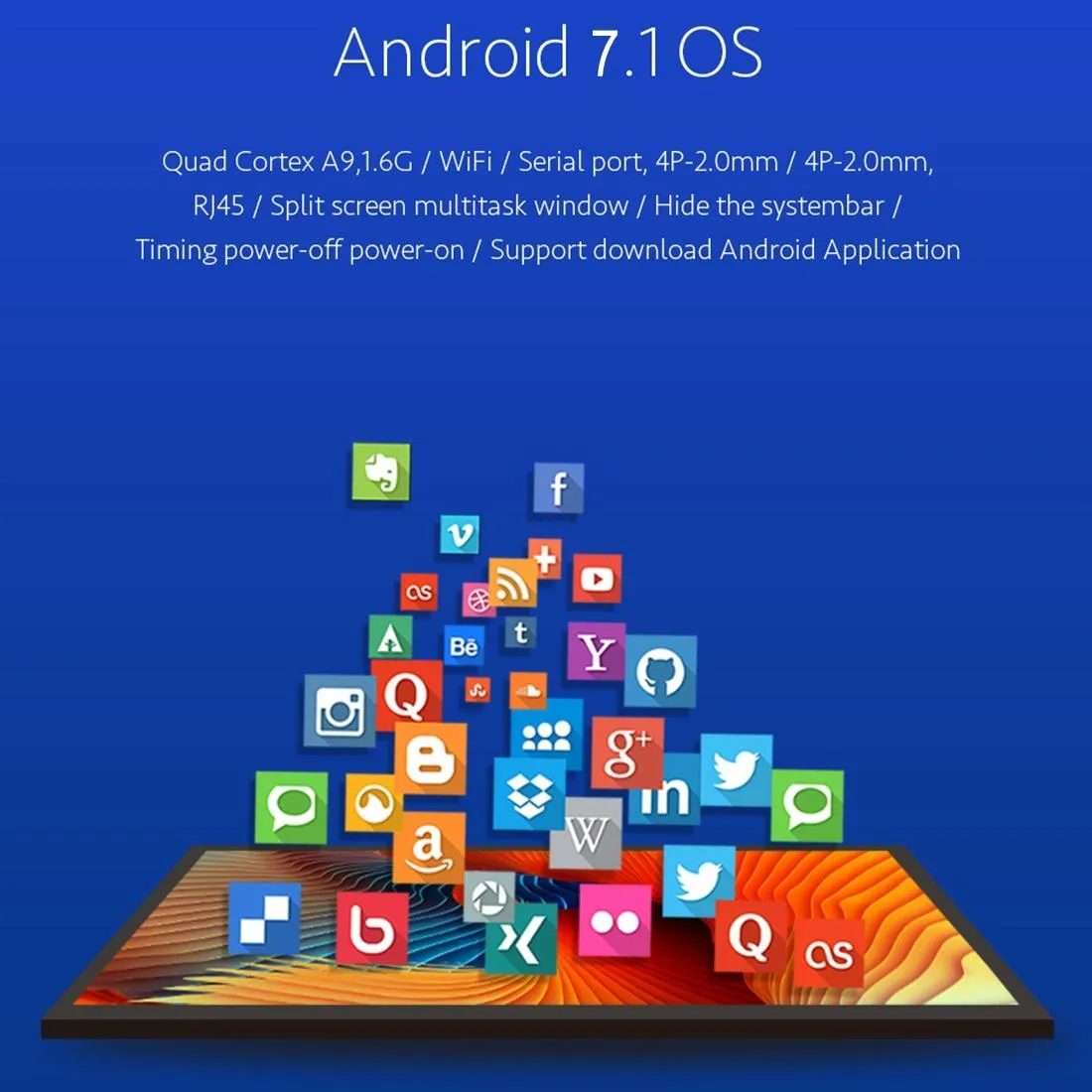 15.6 Touchscreen All in one Pc with Holder and Vesa 2gb 16gb Android 7.1 Rk3399 Dual Core Quad Core Otg and Tooth and Wifi