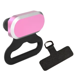 2-In-1 Silicone Dust Plug & Lanyard Set - Black