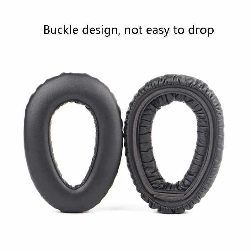 2-pack Headphone Sponge Covers for Sennheiser Pxc550 / Mb660 - Black