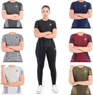 2BOLD Womens Rash Guard Compression Shirts, UPF 50  Athletic, Hiking, Swim Shirt, Yoga, MMA, Quick Dry Rash Guard for Womens