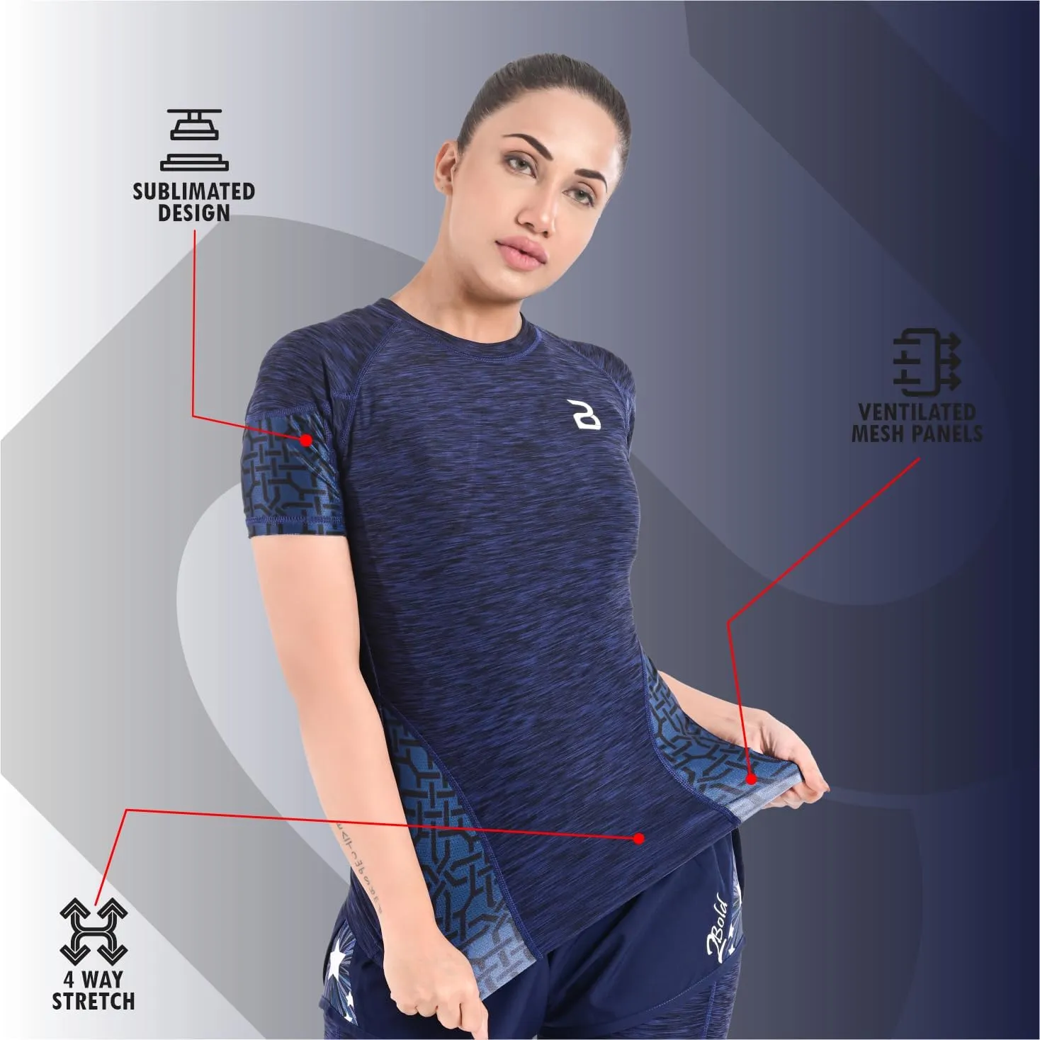 2BOLD Womens Rash Guard Compression Shirts, UPF 50  Athletic, Hiking, Swim Shirt, Yoga, MMA, Quick Dry Rash Guard for Womens