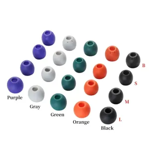 2pcs Breathable In-ear Silicone Ear Tips for Huawei Freelace, Audio-technica Ath-cks550xis Headphones