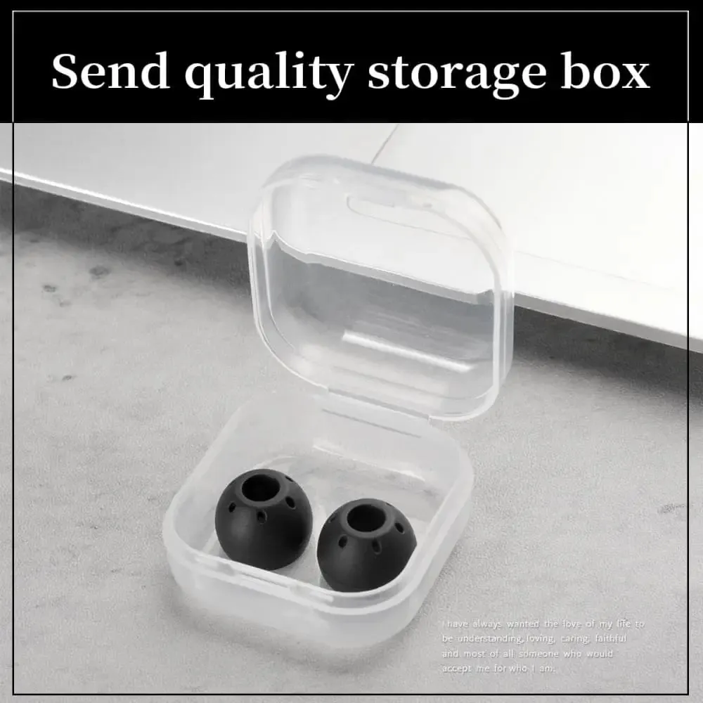 2pcs Breathable In-ear Silicone Ear Tips for Huawei Freelace, Audio-technica Ath-cks550xis Headphones