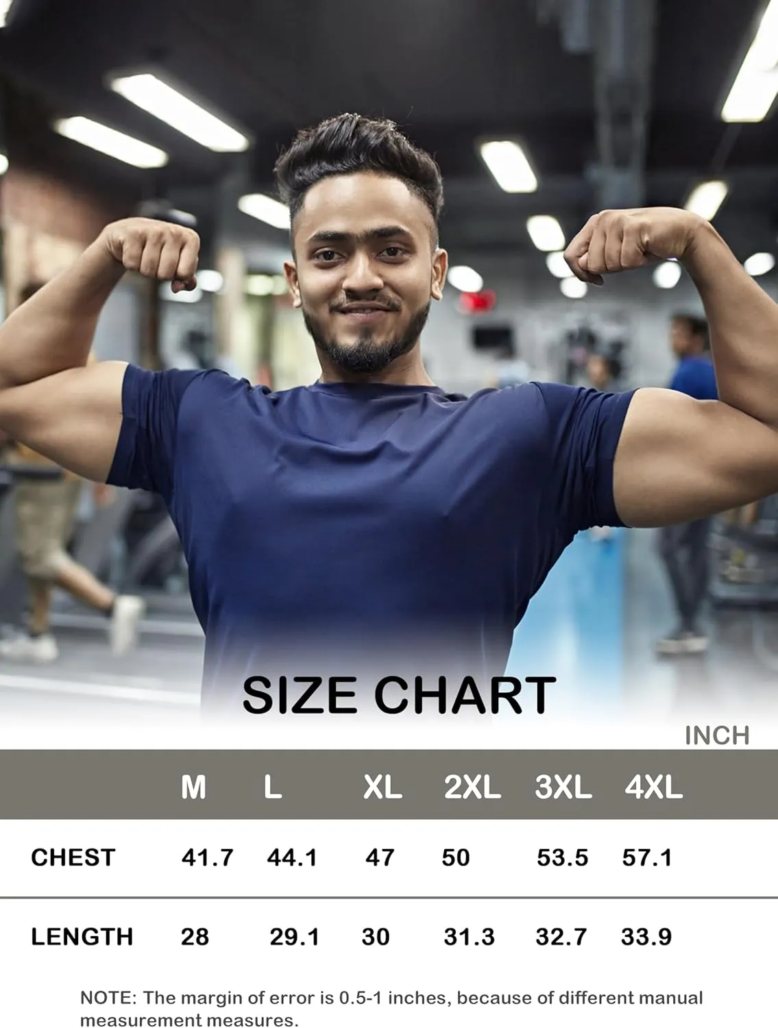 3 Pack Mens Athletic Shirts Performance Dry Fit Workout Gym Running Short Sleeve T-Shirt Moisture Wicking