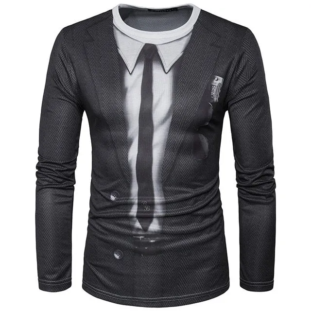 3D-Print Classic Christmas Long-Sleeved T-Shirt (19 Varieties)