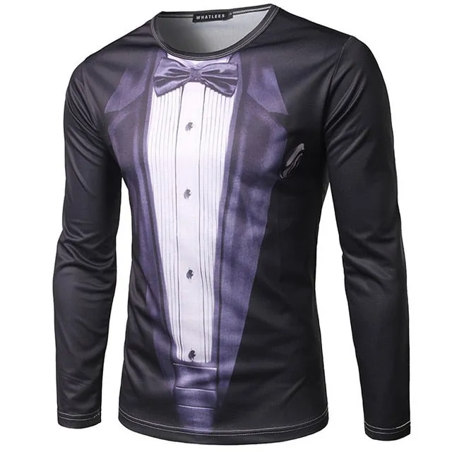 3D-Print Classic Christmas Long-Sleeved T-Shirt (19 Varieties)