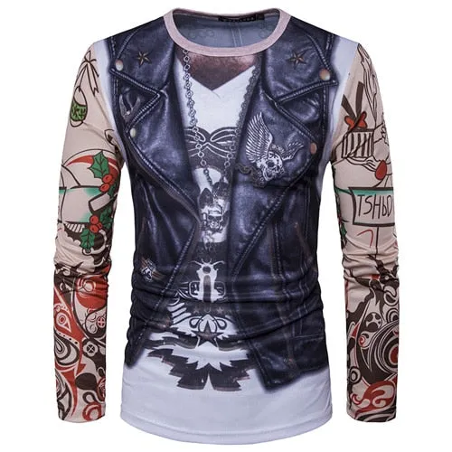 3D-Print Classic Christmas Long-Sleeved T-Shirt (19 Varieties)