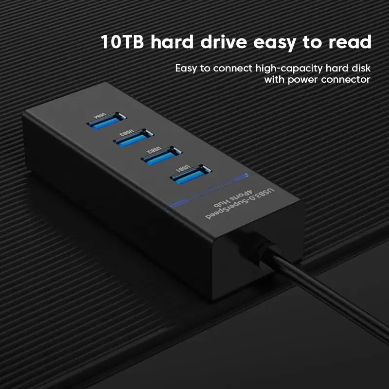 4 Port Usb Hub for High Speed Pc Connectivity
