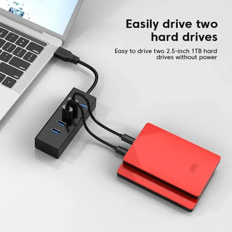 4 Port Usb Hub for High Speed Pc Connectivity