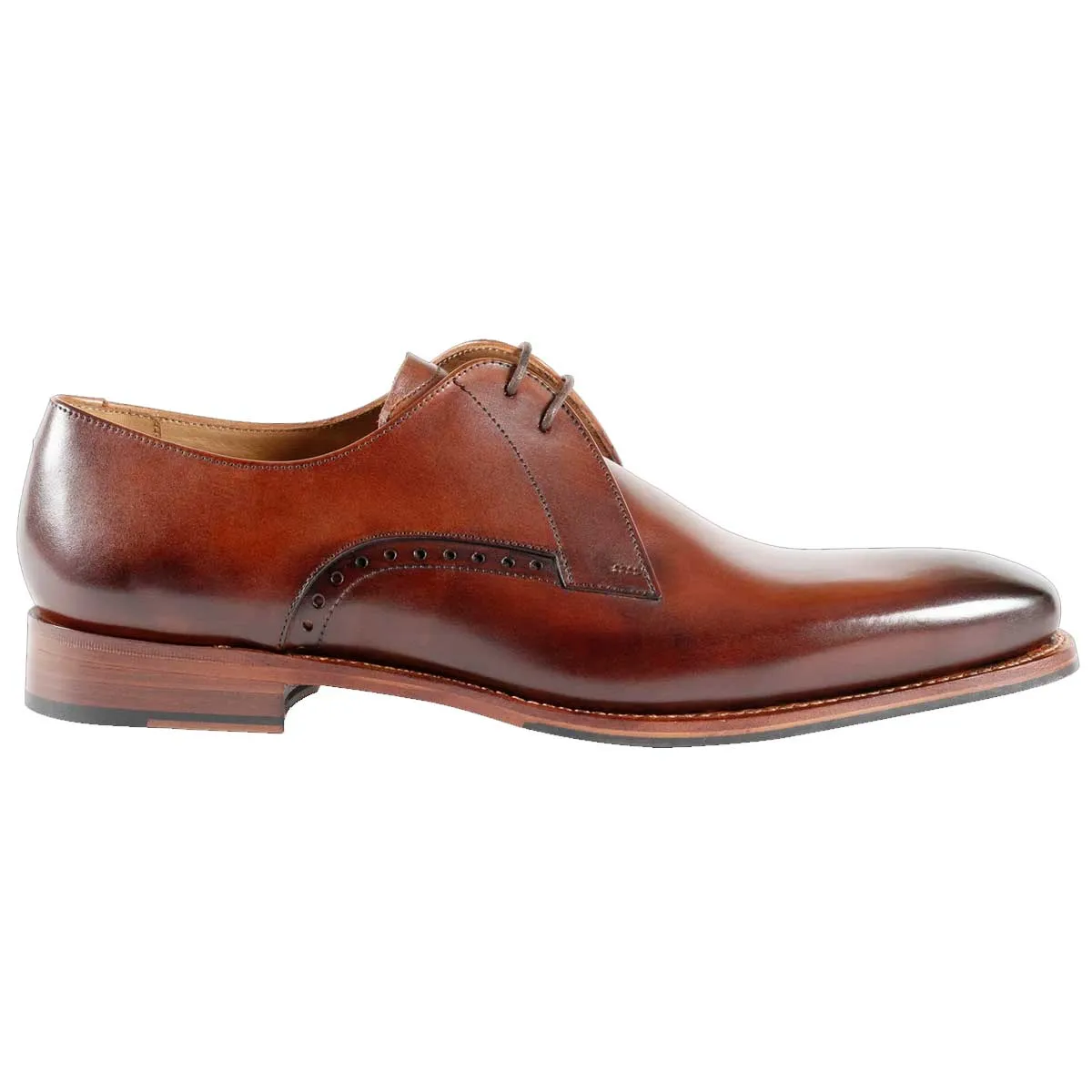 40% OFF BARKER Oscar Shoes - Mens - Brown Hand Patina - Size: UK 9