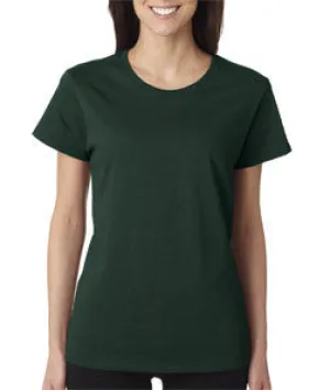 5000L Gildan Missy Fit Heavy Cotton T-Shirt Forest Green