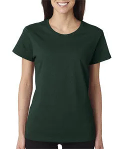 5000L Gildan Missy Fit Heavy Cotton T-Shirt Forest Green