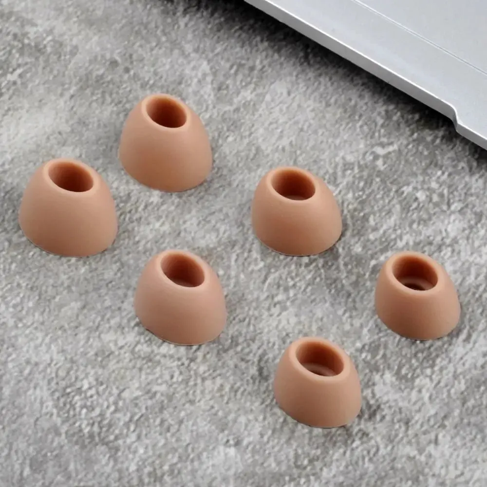 6pcs Silicone Oval Mouth Ear Tips for Edifier W300bt Plus Headphones