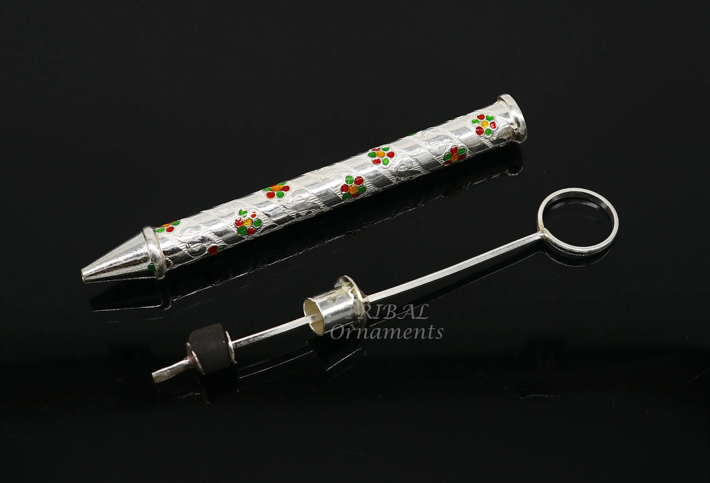 925 sterling silver new trendy Holi special Laddu Gopala colorful water Pichkari and Bucket best gift to Lord Krishna accessories su1010