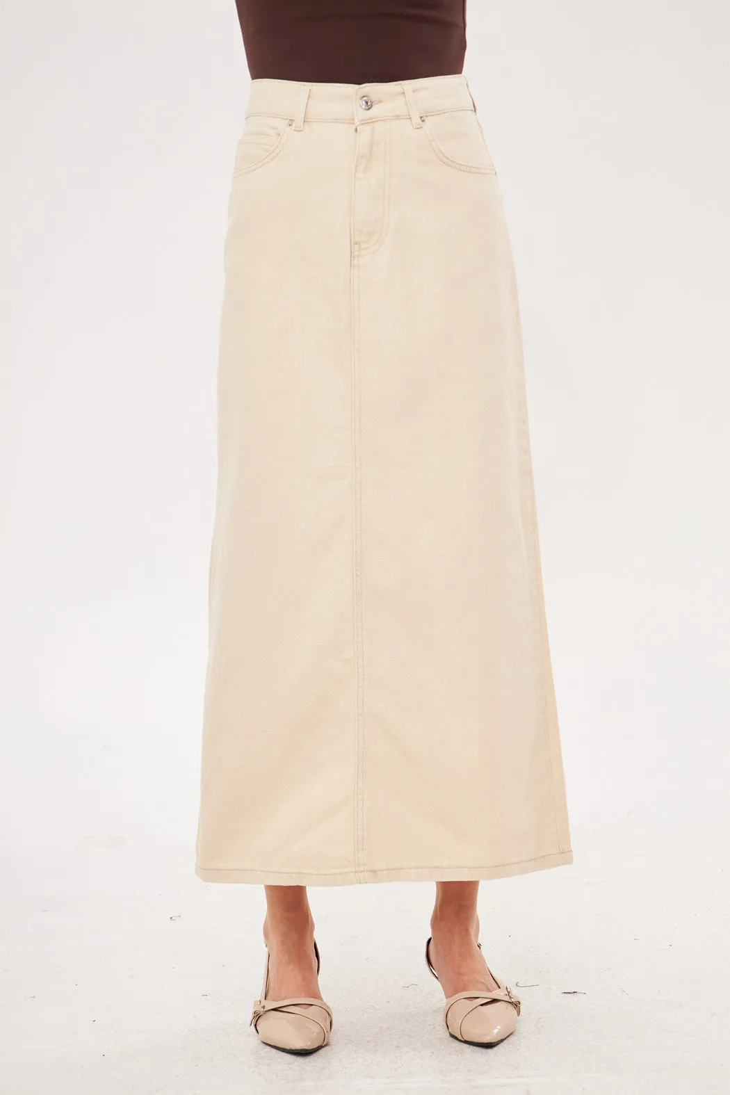 A-Line Maxi Skirt