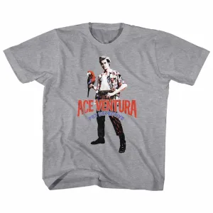 Ace Ventura Red Black Blue Ace Toddler T-Shirt