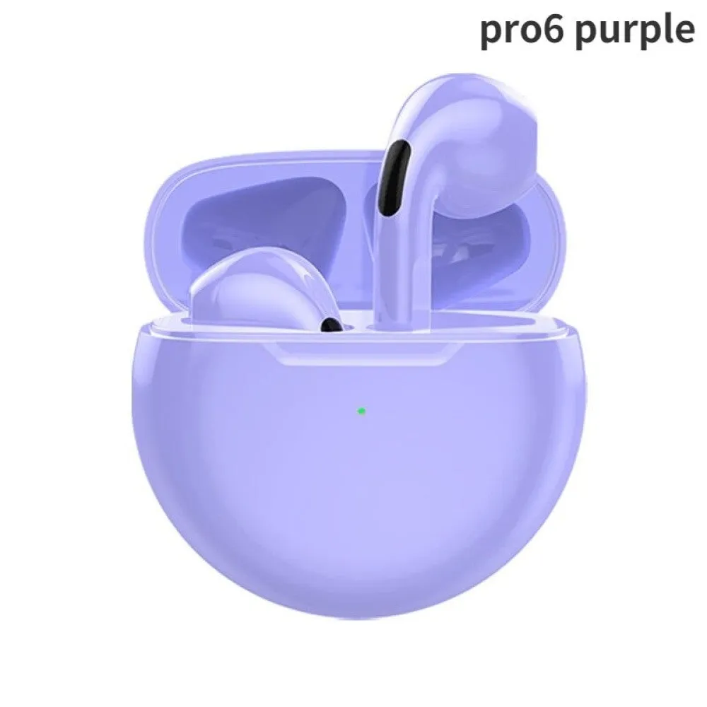 Air Pro 6 Tws Wireless Bluetooth Earphones Headphones Mini Earpone Headset for Xiaomi Android Apple Iphone Earbuds