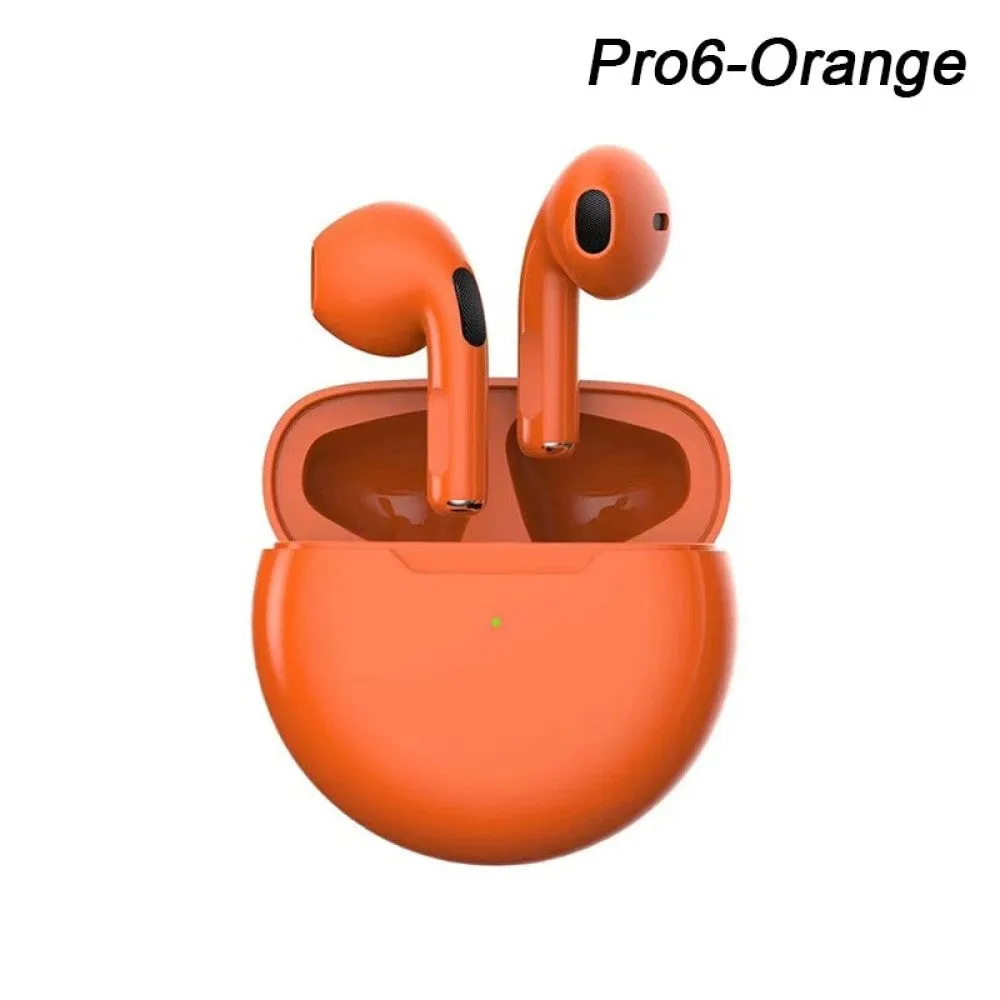 Air Pro 6 Tws Wireless Bluetooth Earphones Headphones Mini Earpone Headset for Xiaomi Android Apple Iphone Earbuds