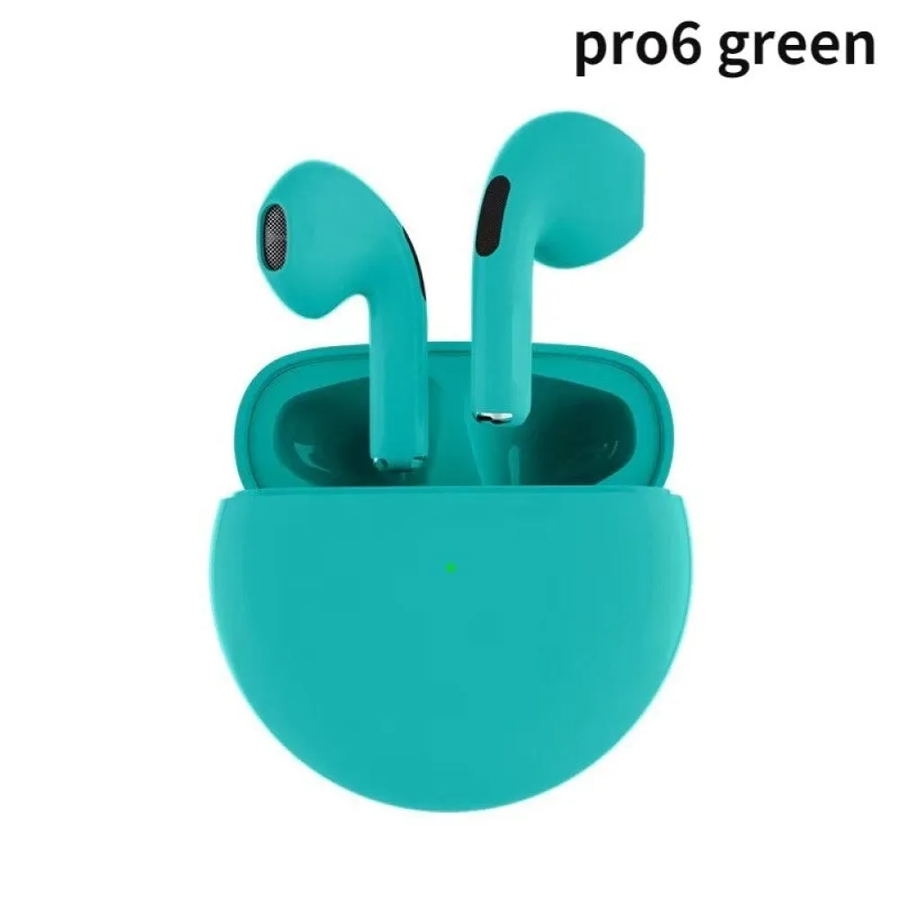 Air Pro 6 Tws Wireless Bluetooth Earphones Headphones Mini Earpone Headset for Xiaomi Android Apple Iphone Earbuds