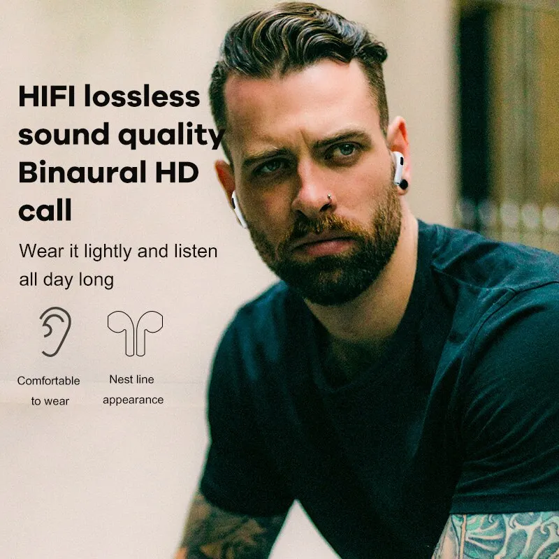 Air Pro 6 Tws Wireless Bluetooth Earphones Headphones Mini Earpone Headset for Xiaomi Android Apple Iphone Earbuds