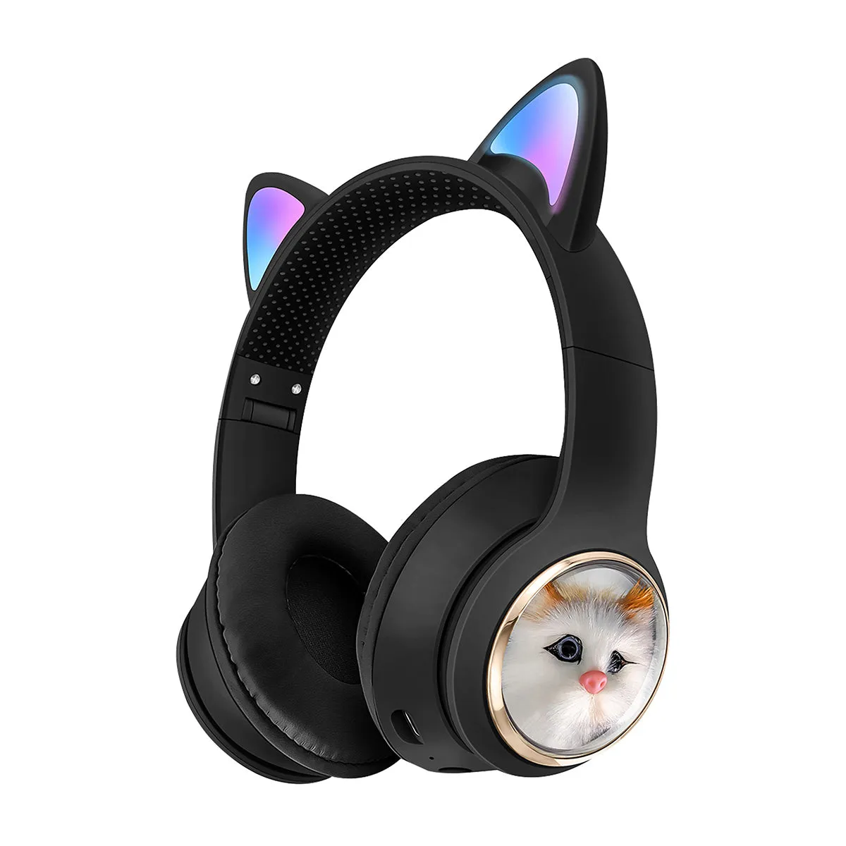 AKZ-09 Cat Ear Wireless Headphones for Kids Adults
