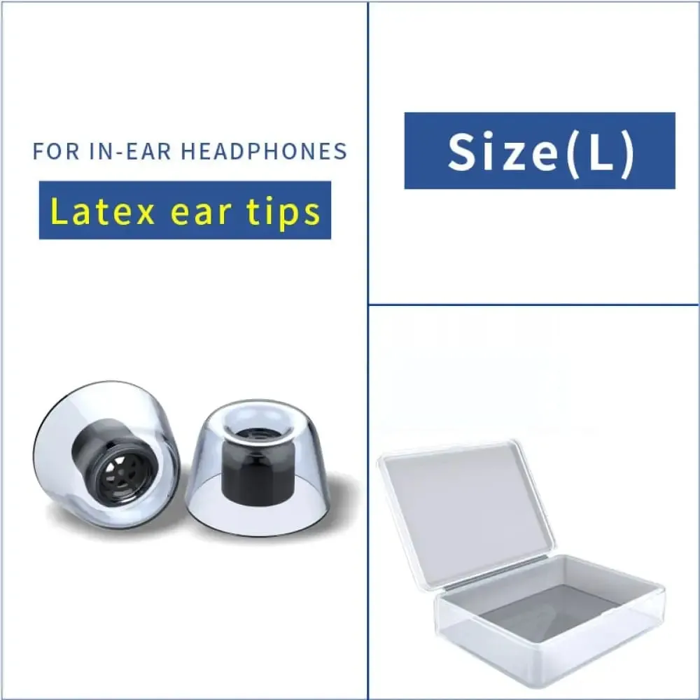 Anti-slip Avoid Falling off Latex Ear Tips for Soundcore Liberty Air2 Pro, Ath-ck3tw Sport7tw Cks5tw Earbuds