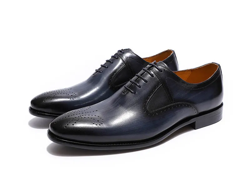 Archie Blue Grey Oxford