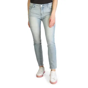 Armani Exchange Women's Chic Blue Skinny Jeans for Timeless Style