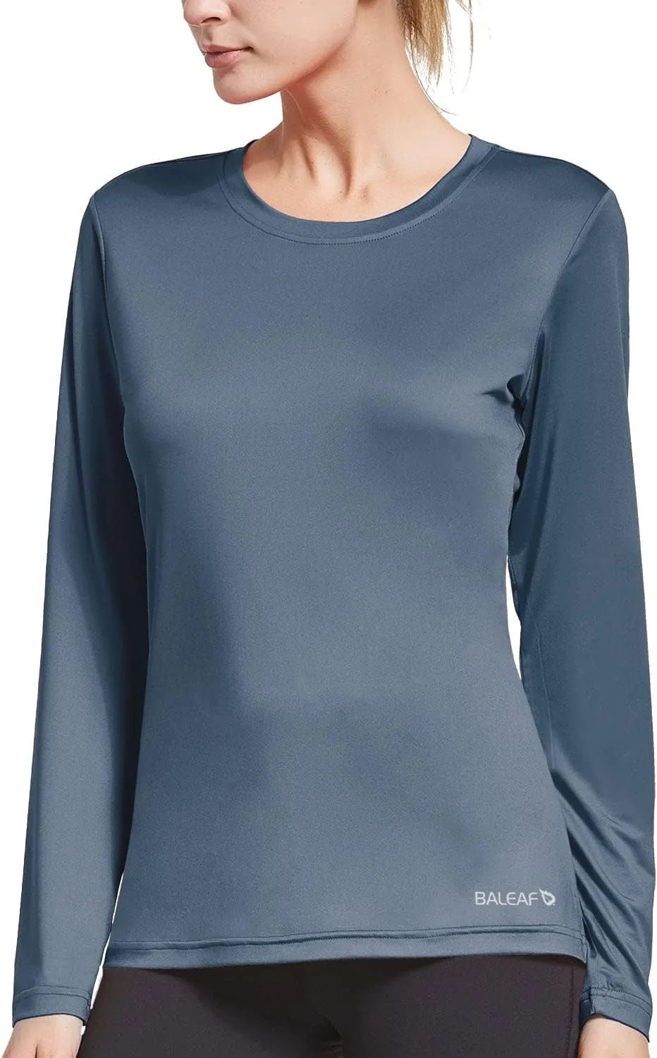 baleaf Long Sleeve Workout Tops for Women Running Athletic Shirts Active Quick Dry Lightweight Moisture Wicking