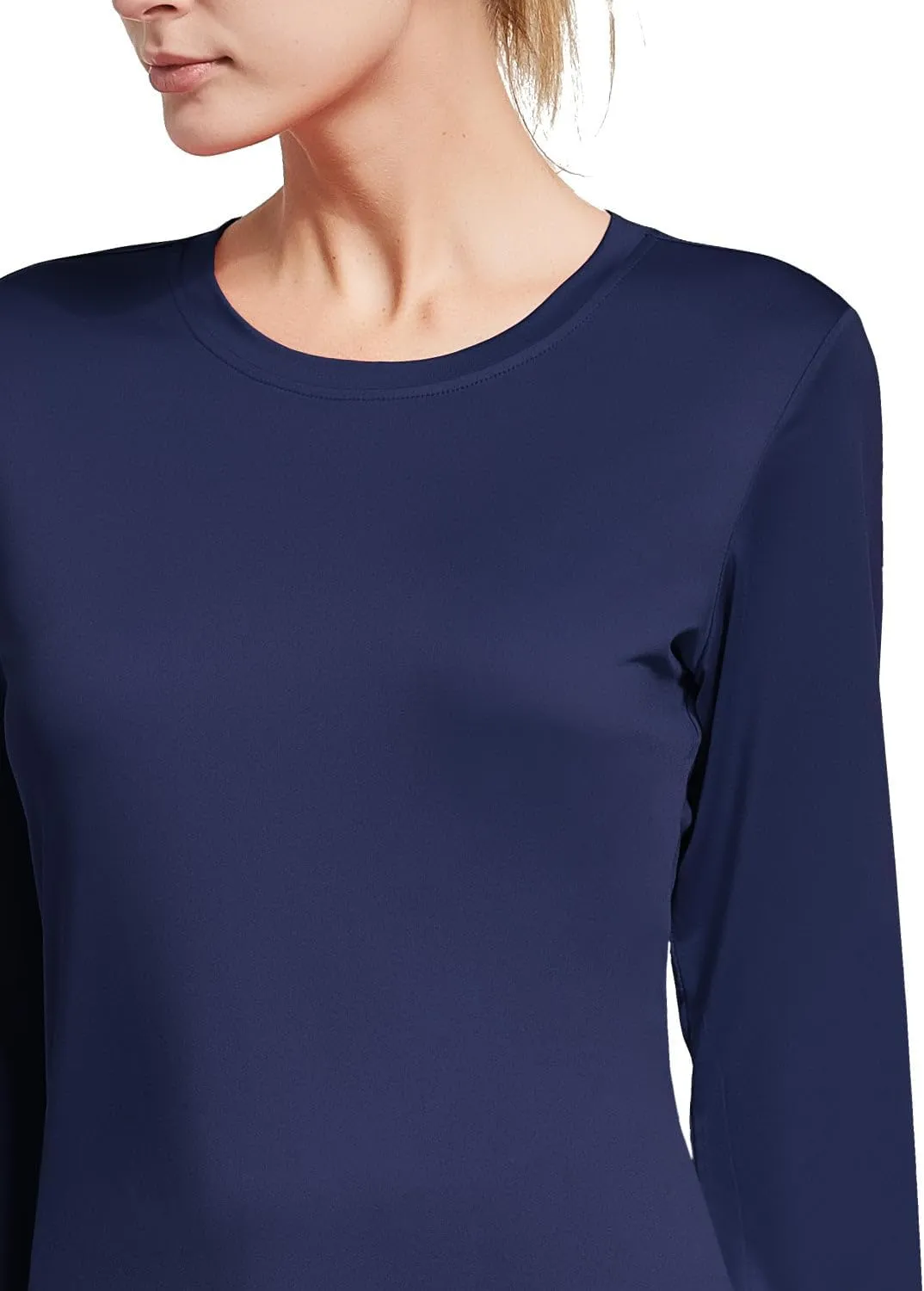baleaf Long Sleeve Workout Tops for Women Running Athletic Shirts Active Quick Dry Lightweight Moisture Wicking