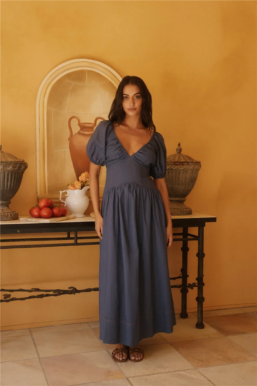 Bambi Blue Maxi Dress Navy