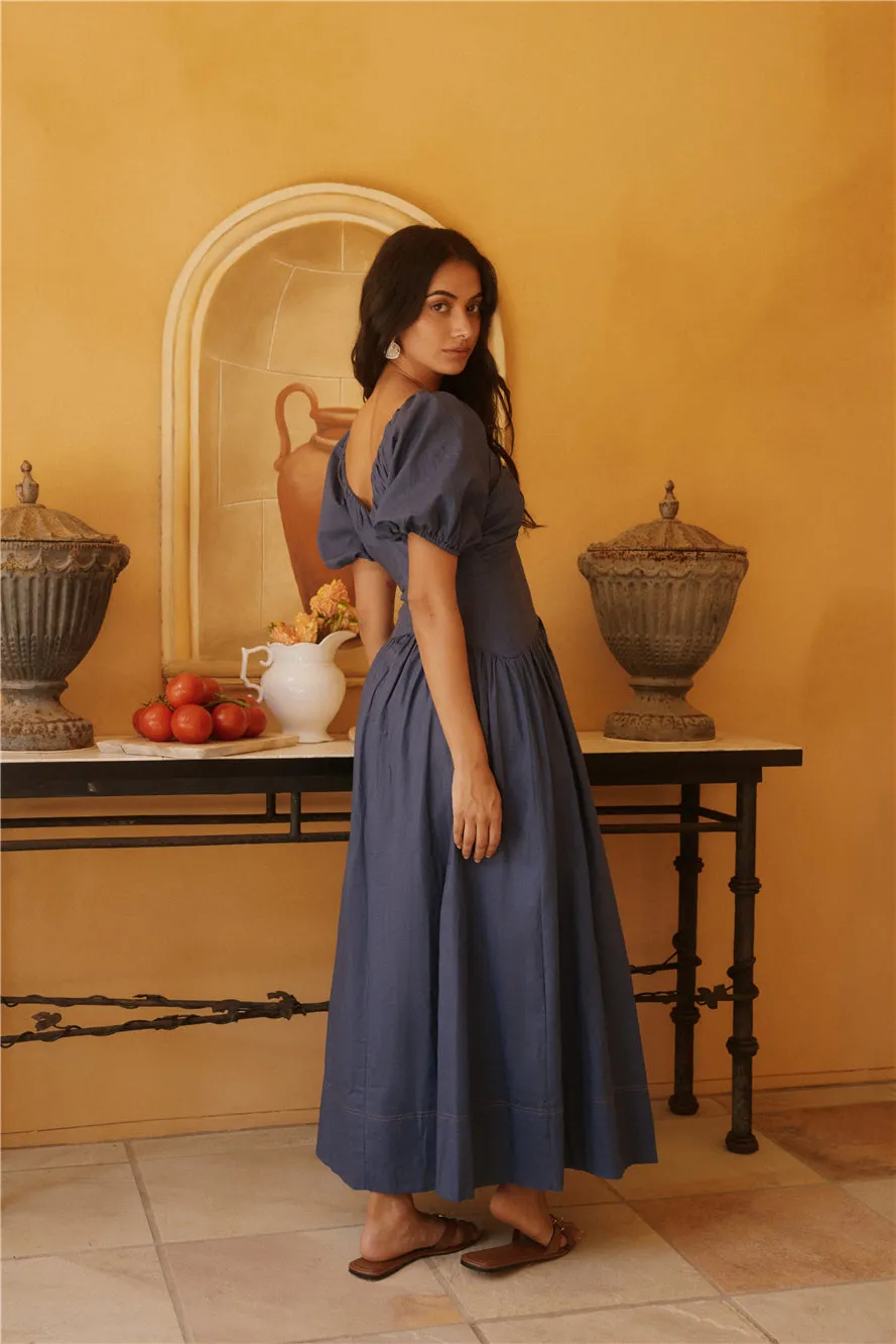 Bambi Blue Maxi Dress Navy