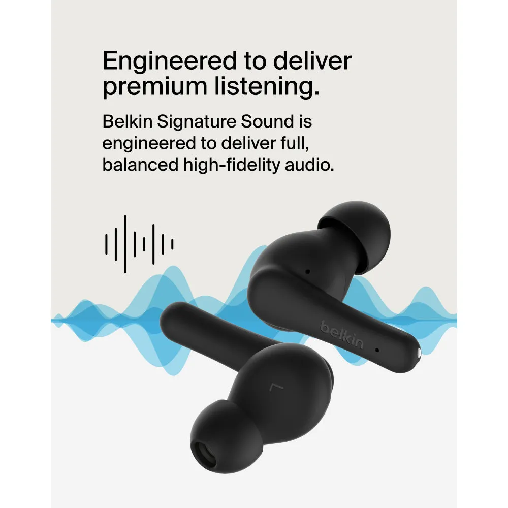 BELKIN Audio True Wireless SoundForm Rhythm Black