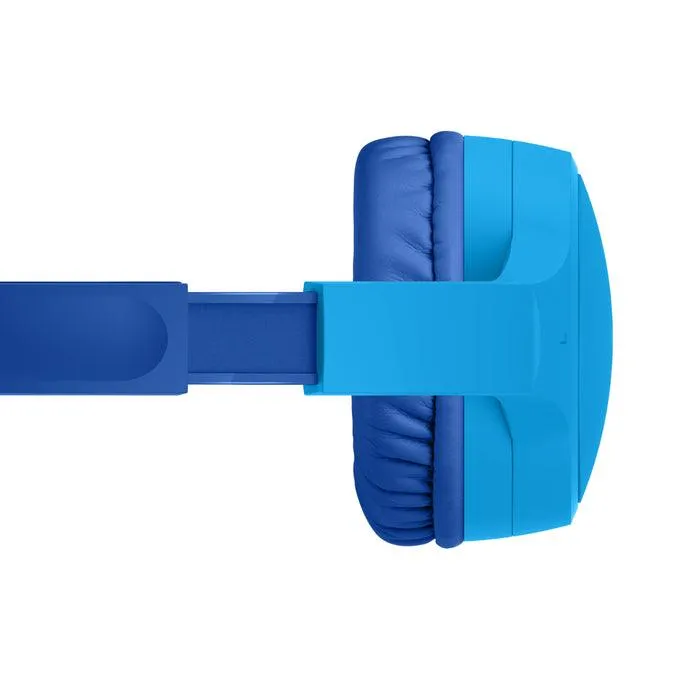 Belkin Sound Form Mini Headphones for Kids  Wireless 30Hr Battery - Blue