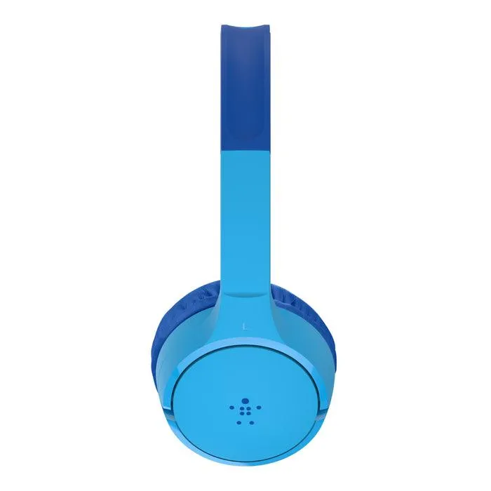 Belkin Sound Form Mini Headphones for Kids  Wireless 30Hr Battery - Blue