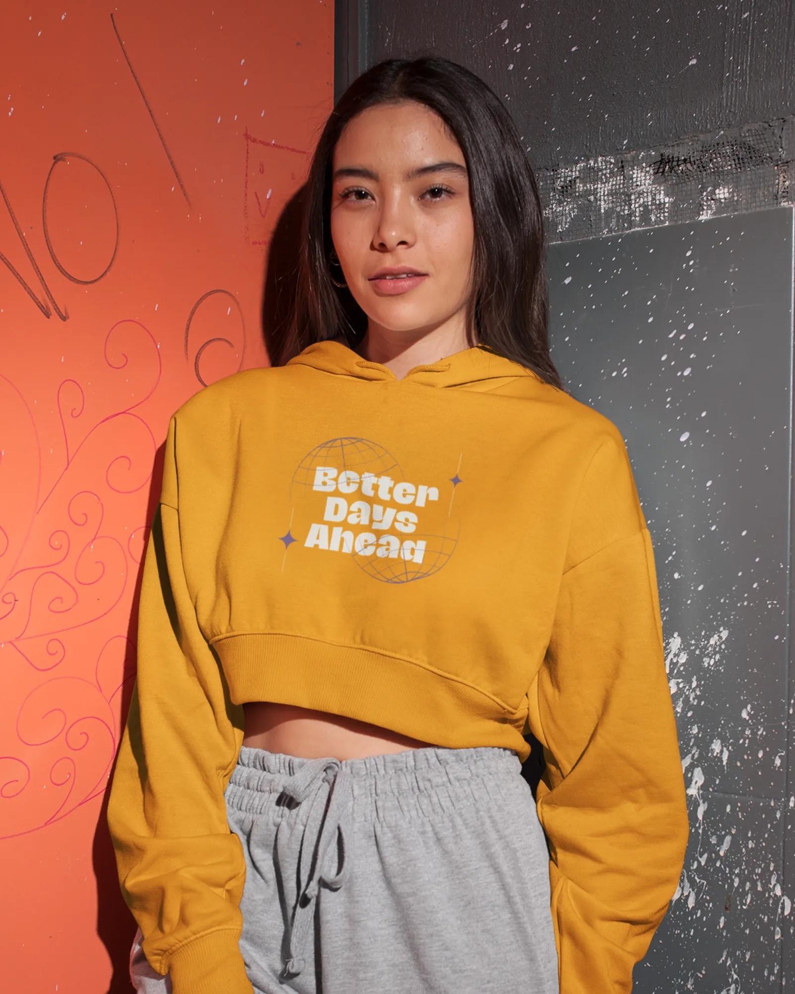 Better Days Ahead - Women's Crop Hoodies