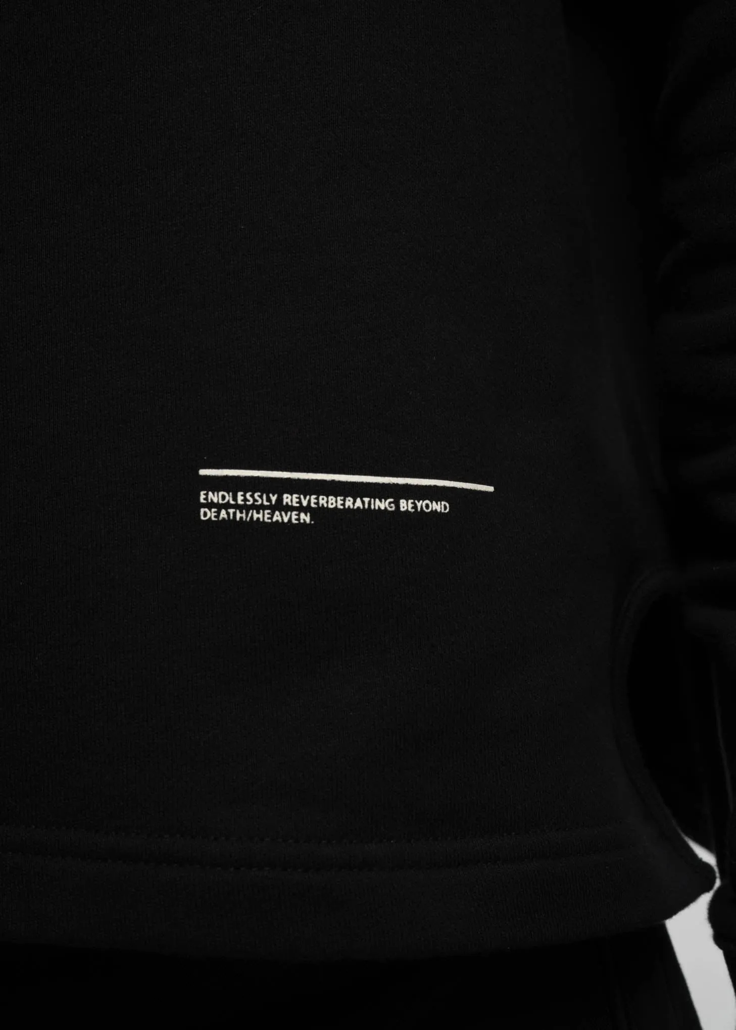 Black Terry Zip Turtle Neck