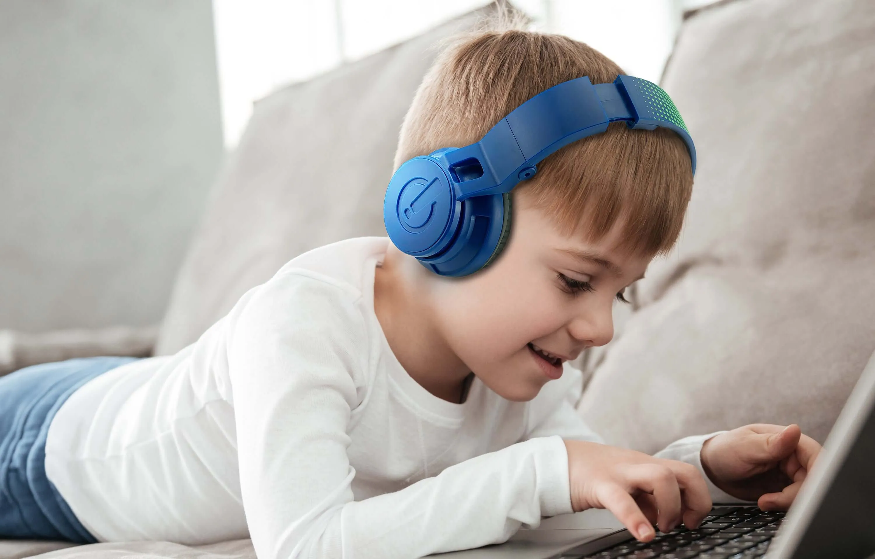 Bluetooth Headphones for Kids - Blue
