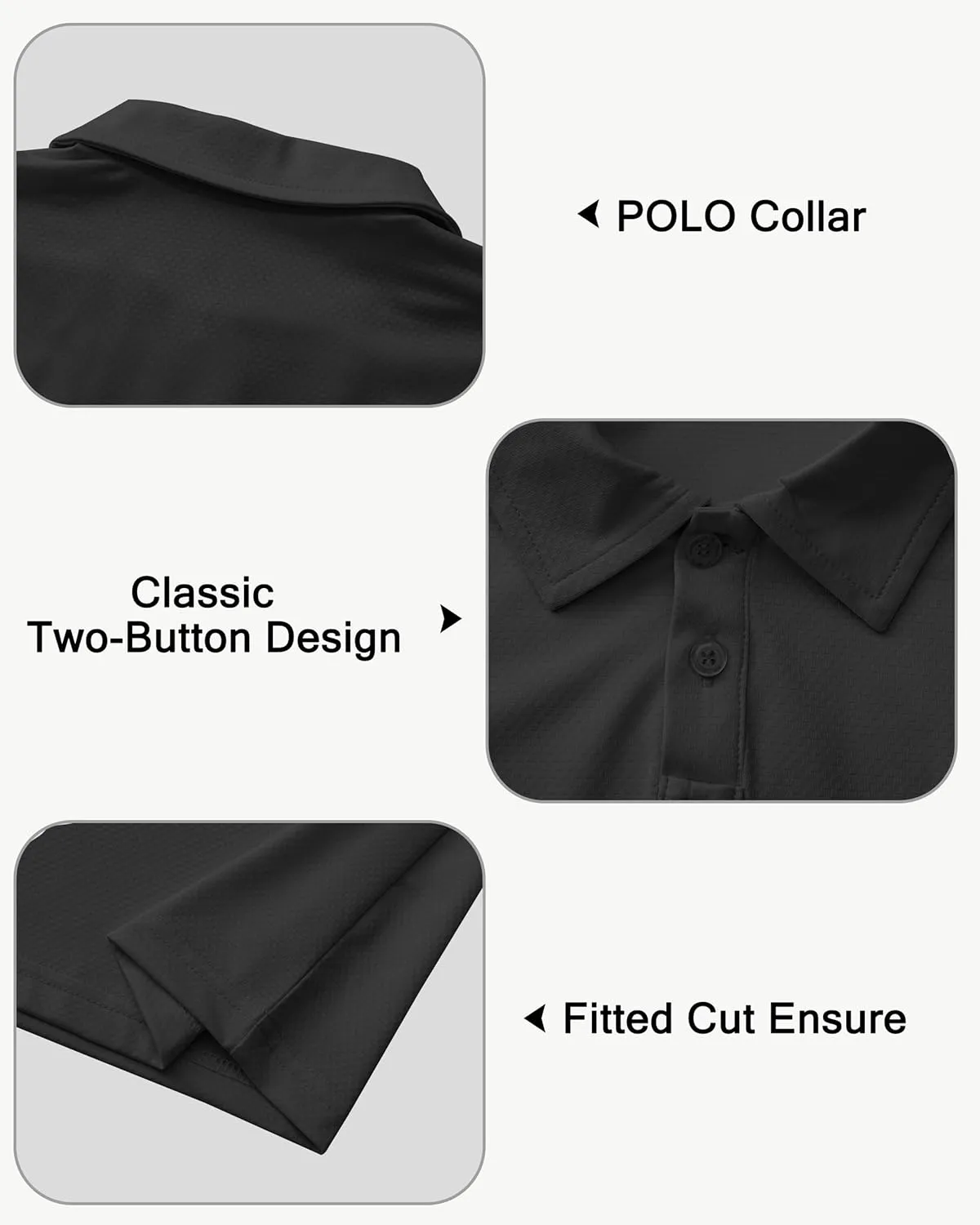 Boys' Performance Polo Shirt - Golf Grid Short Sleeve Collar Shirts Youth Stretch Quick Dry Lightweight Athletic UPF50 