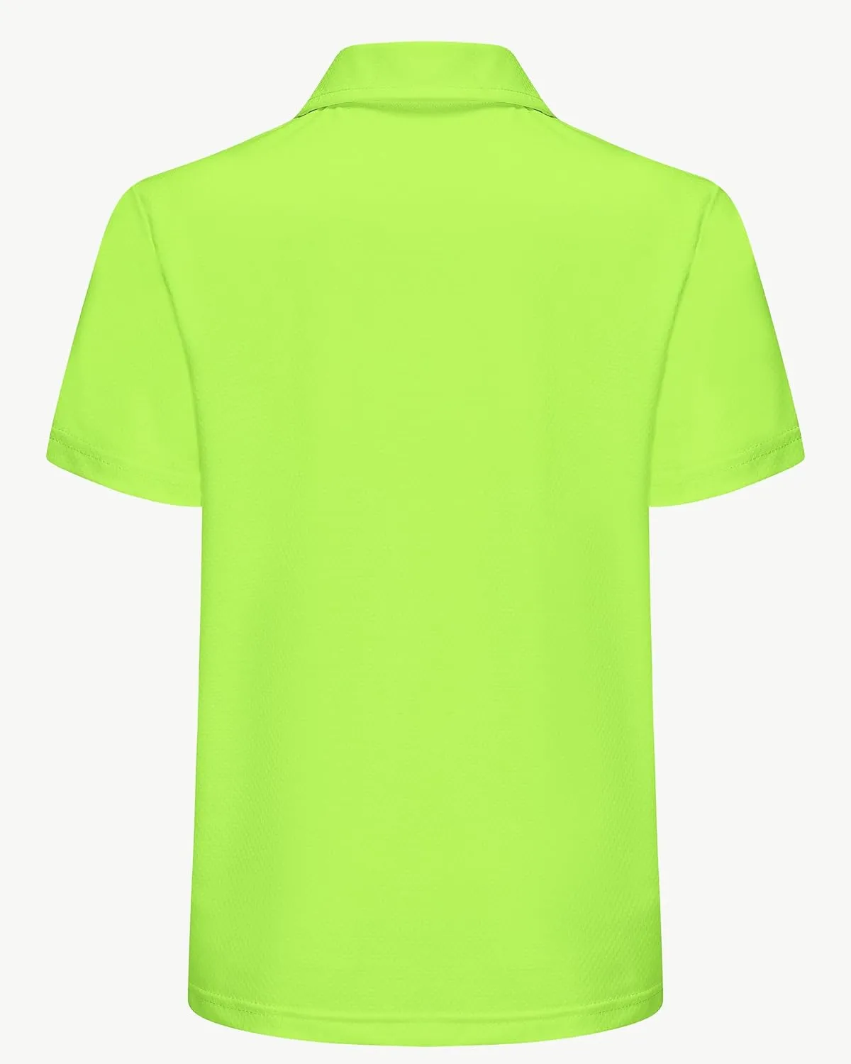 Boys' Performance Polo Shirt - Golf Grid Short Sleeve Collar Shirts Youth Stretch Quick Dry Lightweight Athletic UPF50 