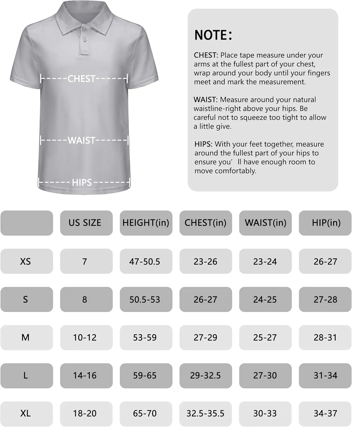Boys' Performance Polo Shirt - Golf Grid Short Sleeve Collar Shirts Youth Stretch Quick Dry Lightweight Athletic UPF50 