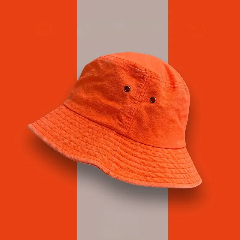 Bright Neon Color Summer Bucket Hats for Men and Women