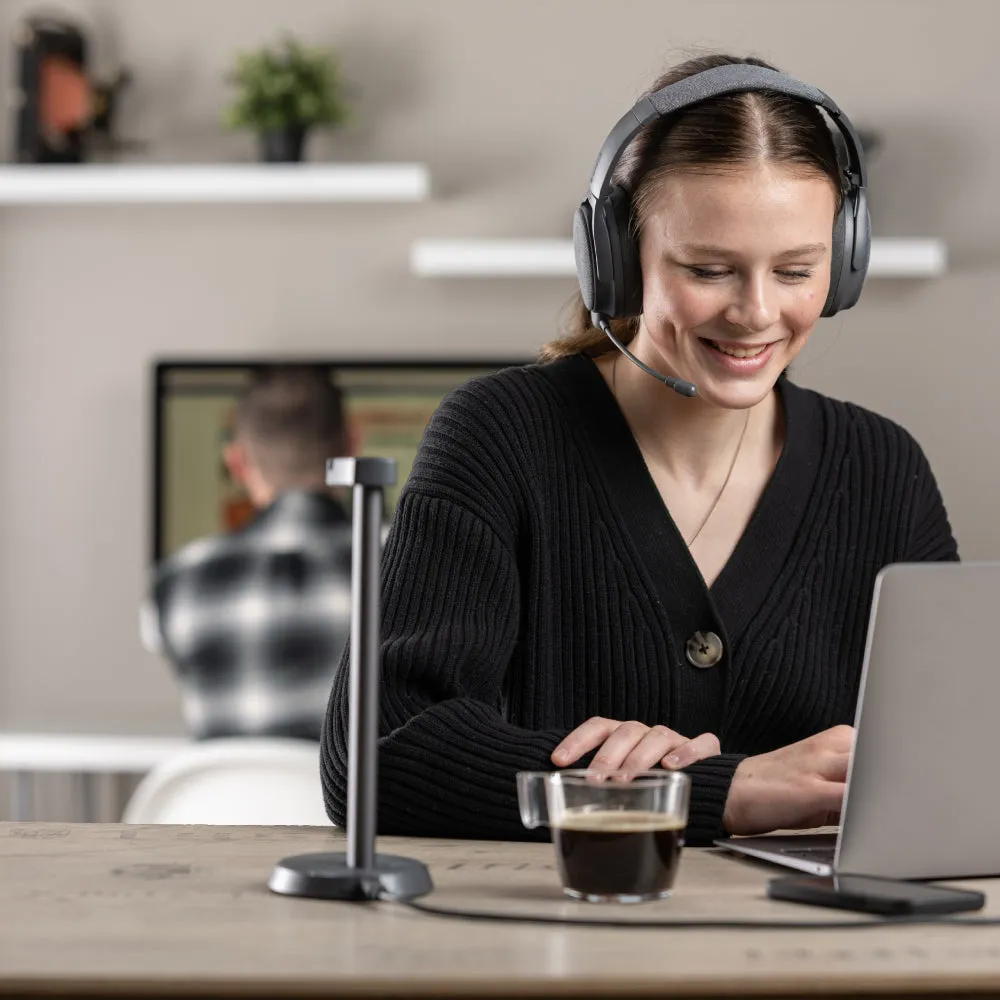 BUDDYPHONES Fokus  Hybrid Anc Headset - Grey