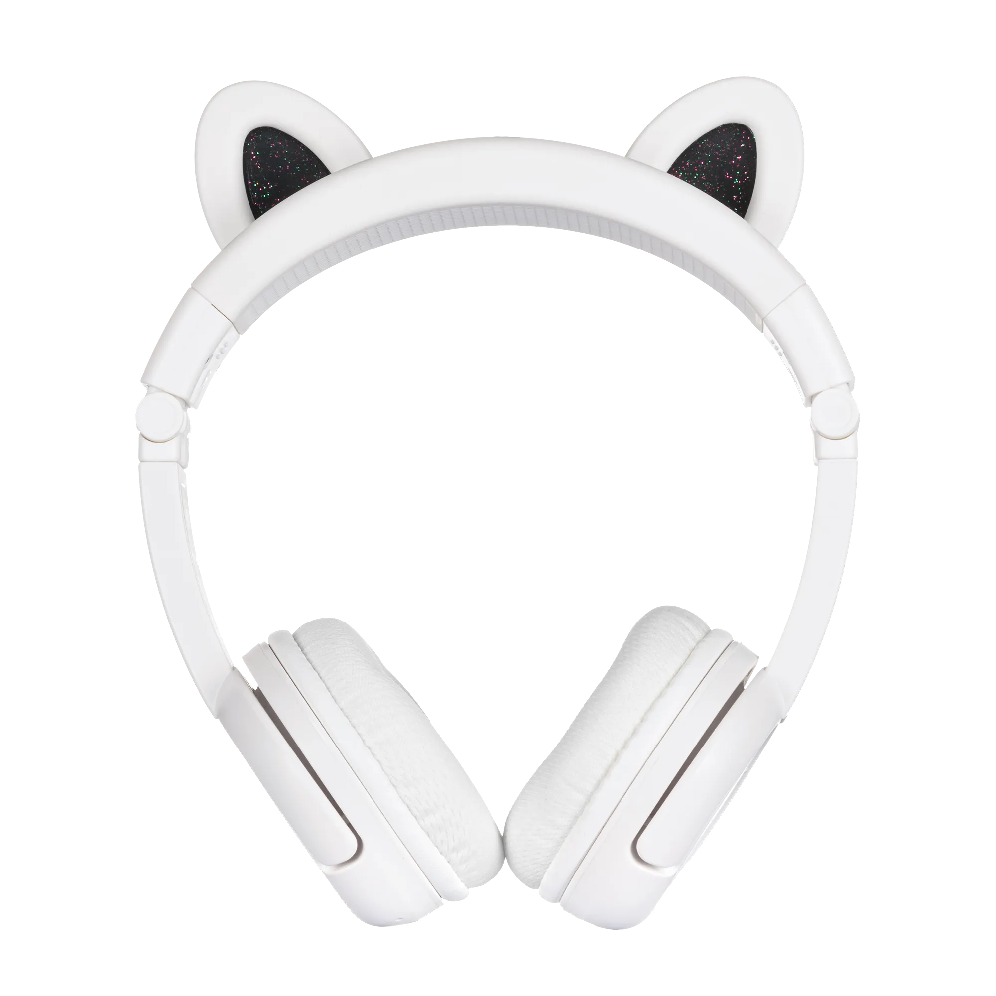 BUDDYPHONES PlayEars  Bluetooth Wireless Headset - Superb Sound & Playful Animal Ears Design - Bear - White