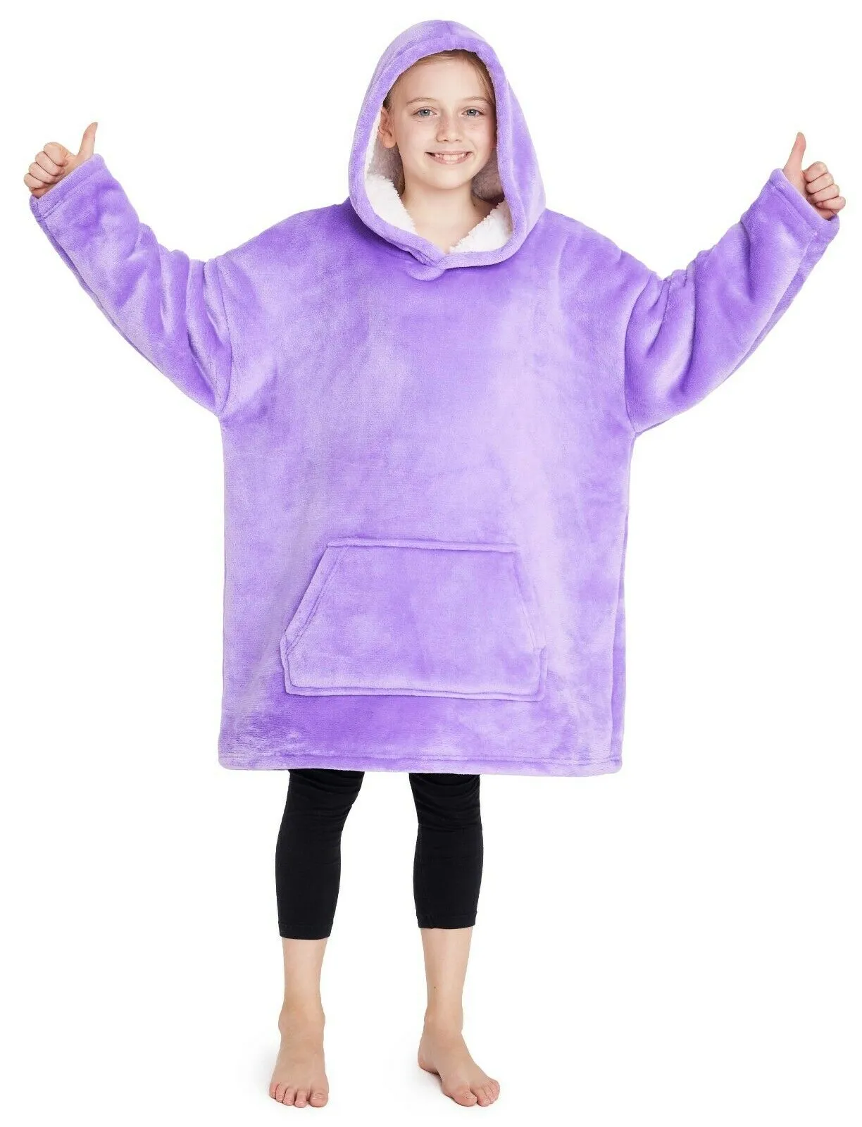 CityComfort Girls Oversized Blanket Hoodie Kids Fleece Fluffy Hoodies
