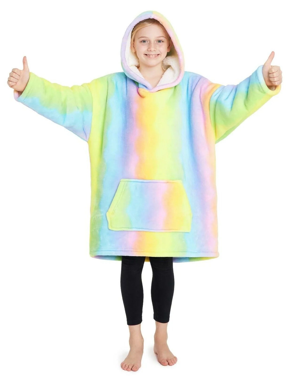 CityComfort Girls Oversized Blanket Hoodie Kids Fleece Fluffy Hoodies