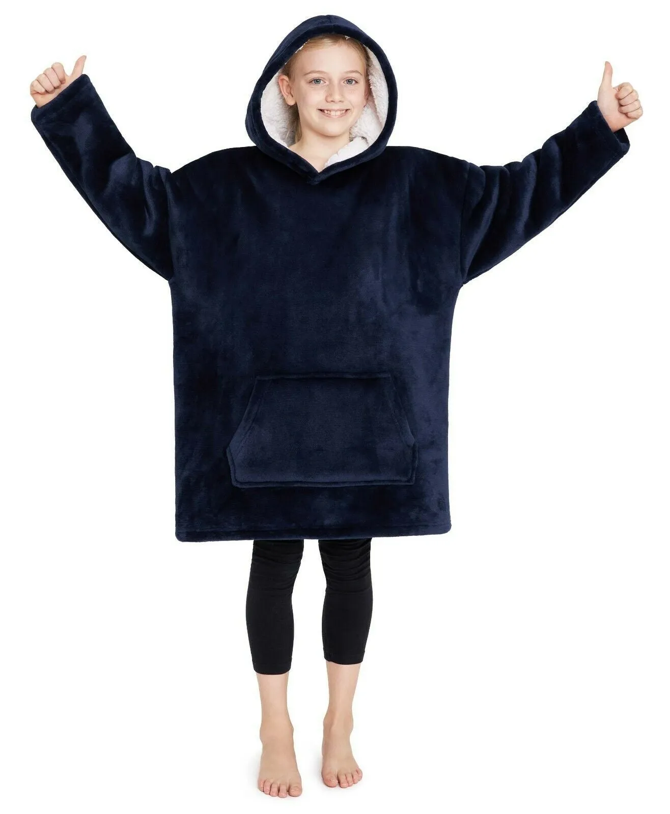 CityComfort Girls Oversized Blanket Hoodie Kids Fleece Fluffy Hoodies