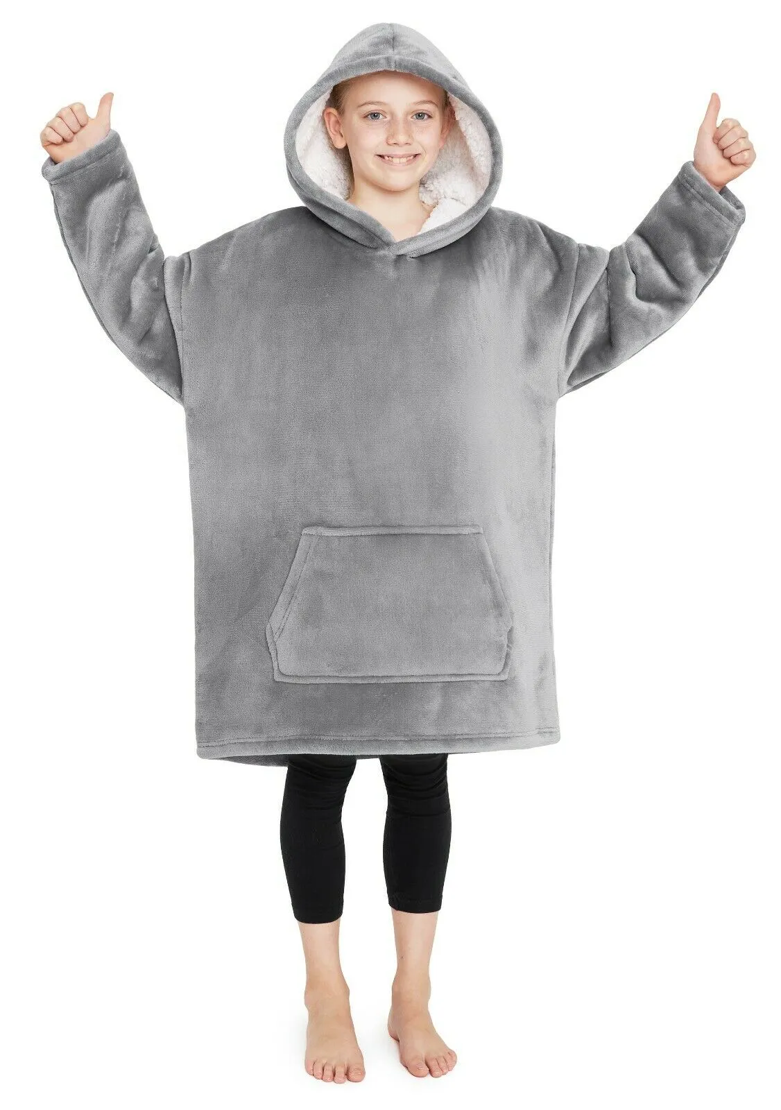 CityComfort Girls Oversized Blanket Hoodie Kids Fleece Fluffy Hoodies